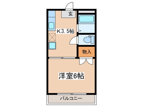 ピュアタウン東海大学駅前の物件間取画像